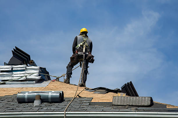 Professional Gutter Installation technician working in West Newton, PA